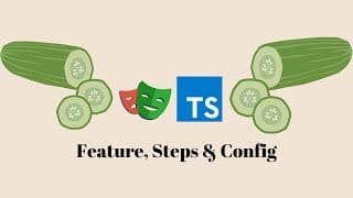 Create feature, steps & config | Playwright & Cucumber - Typescript | Part 1