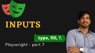 Handling different types of inputs | Playwright with Typescript & Jest - Part 7