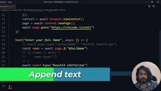 Handling different types of inputs | Playwright with Typescript & Jest - Part 7