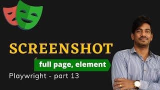 How To Take Screenshot | Playwright - Part 13