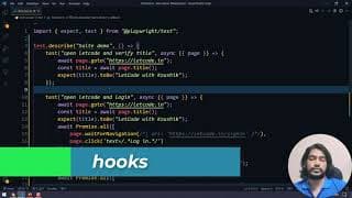 Test Group & Hooks | Playwright Tutorial - Part 25