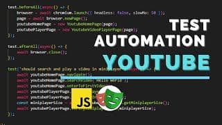 How to Code a Test Automation on Youtube | Playwright JS