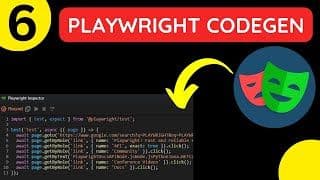 Playwright tutorial 6 - How to generate playwright tests using codegen